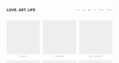Desktop Screenshot of loveartlife.net